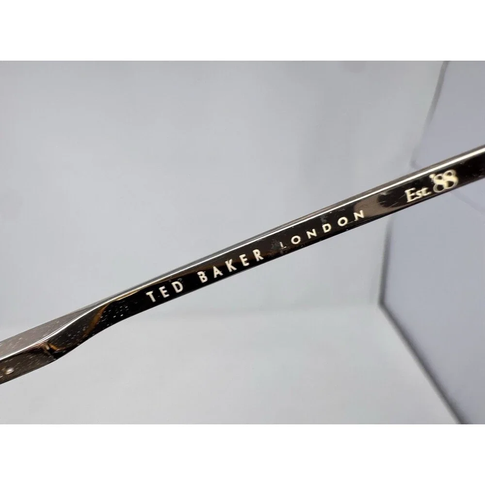 Ted Baker London TW503 NAV Eyeglass Frames Only Blue Gold 55-16-140